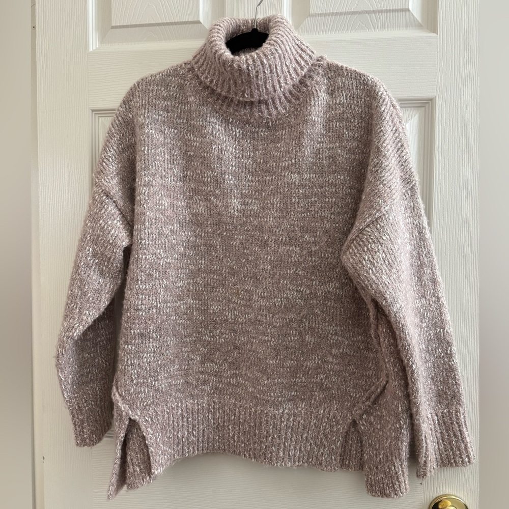 Forever 21 - Soft Knit Turtleneck Sweater - Light Tan Heather